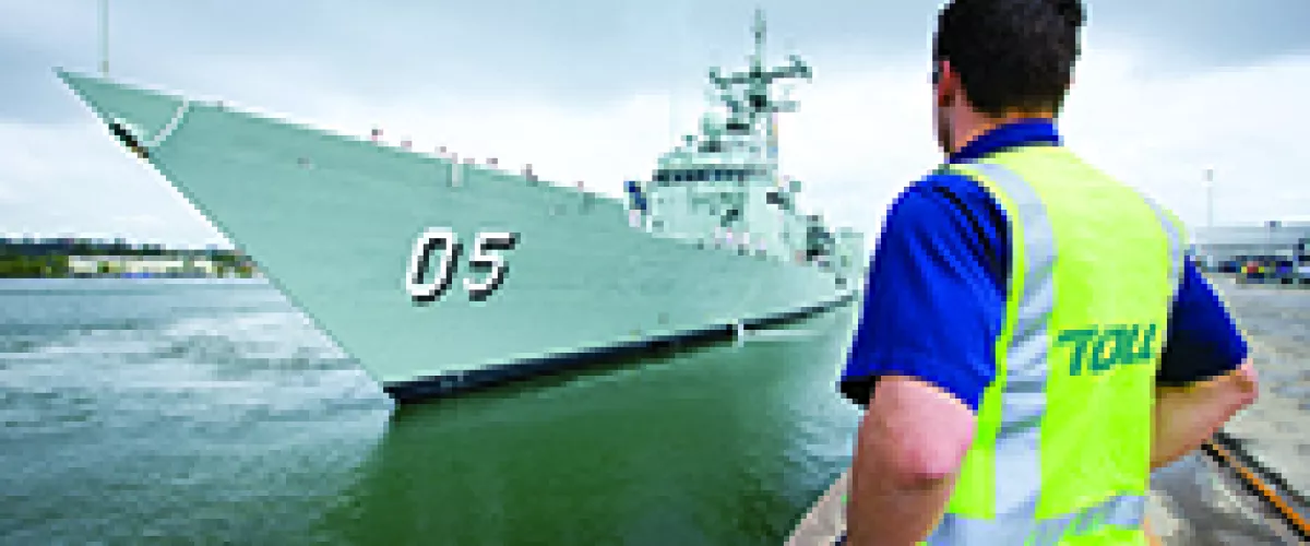Marine support logistics for the Royal Australian Navy